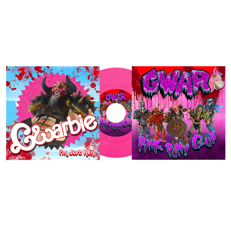 GWAR The Pink 7″ Color Vinyl Record Barbie Chappell Roan Songs Limited Metal NEW