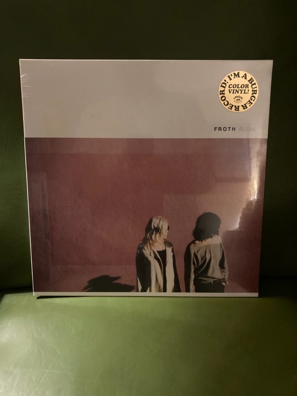 Froth – Bleak LP Pink/Black Split Colorered Vinyl Sealed New 2015 Psychadelic