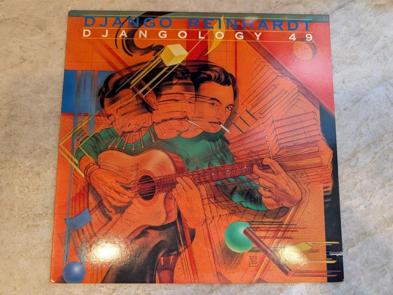Django Reinhardt – Djangology 49 (9888-1-RB) 1990 1st US Press- EX Guitar Legend