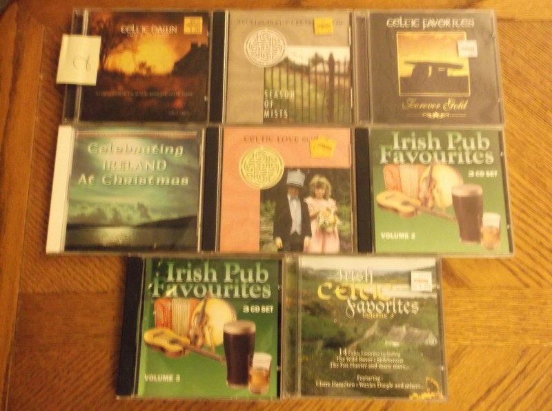 IRISH & CELTIC MUSIC #2, 8 CD LOT – USED CD