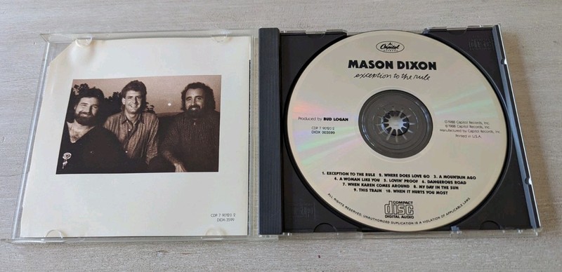 Mason Dixon - Exception to the Rule CD 1988 Capitol OOP Country Bud Logan gallery