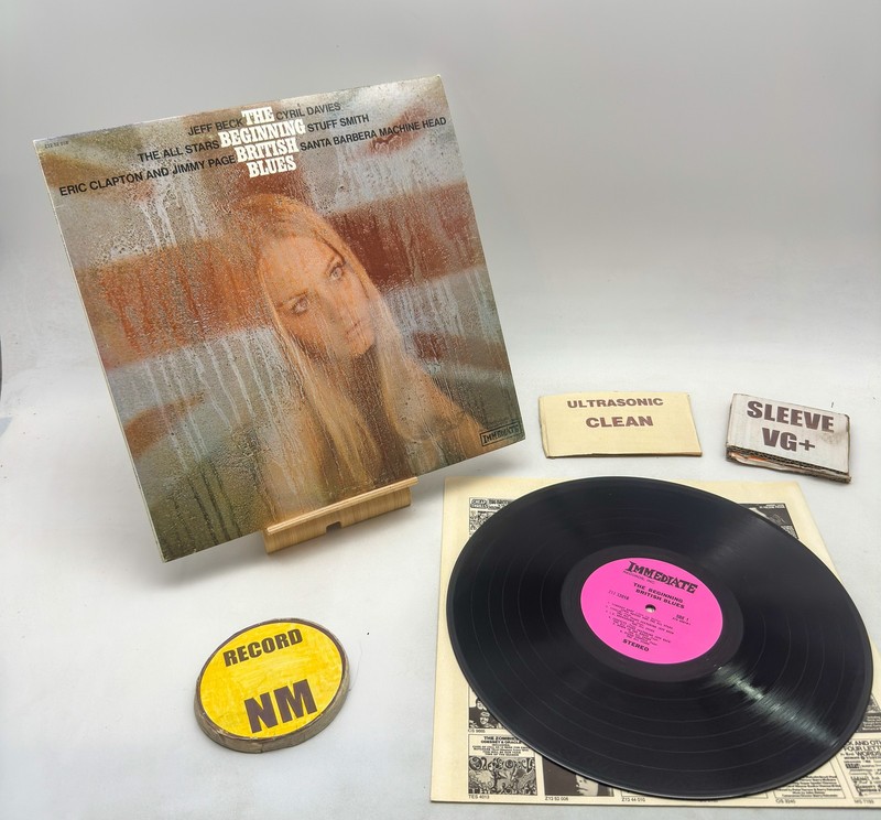 Various- The Beginning British Blues NM/VG+ Ultrasonic Clean 1969 Vinyl Record