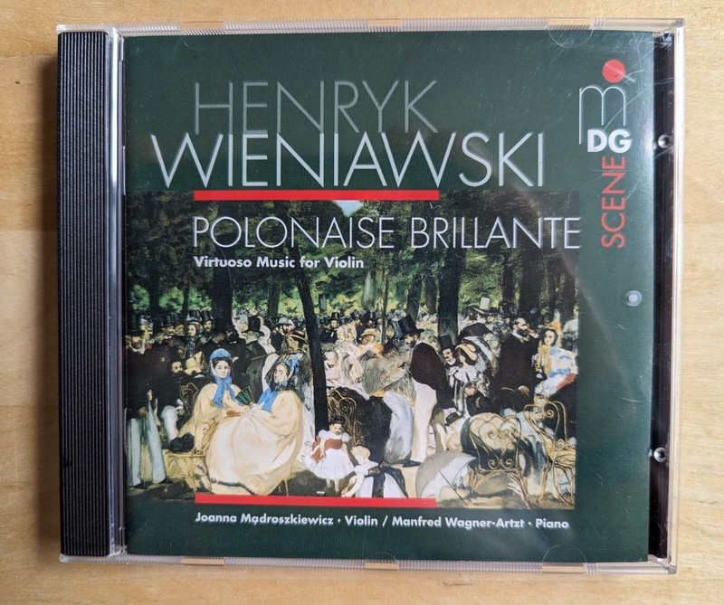 HENRYK WIENIAWSKI Polonaise Brillante Virtuoso Music For Violin CD NEW