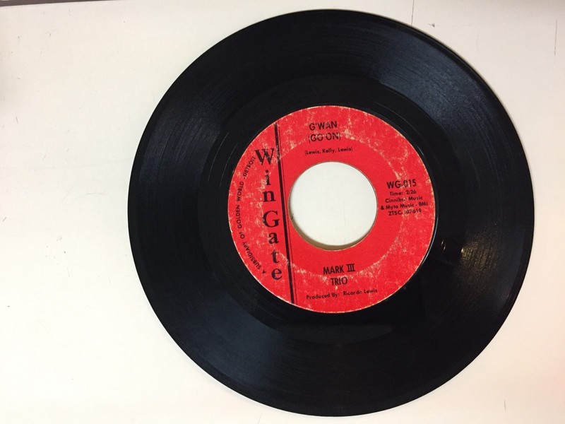LATIN 45 RPM RECORD – MARK III TRIO – WINGATE 015