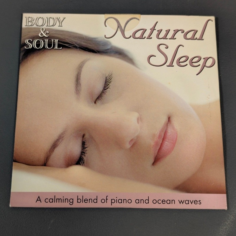 Body & Soul Natural Sleep CD Calming Piano and Ocean Waves Relaxation Music 2005