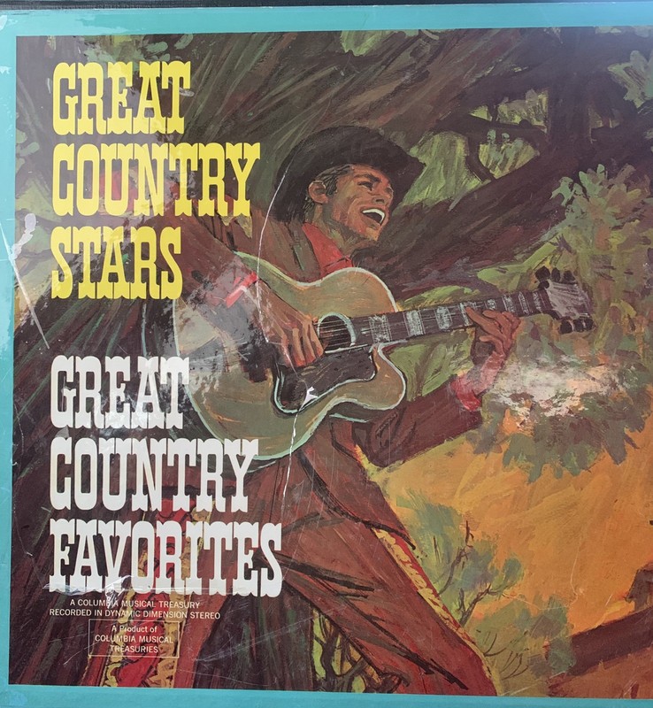 Great Country Stars Great Country Favorites 33 RPM 4LP Record Columbia 1968