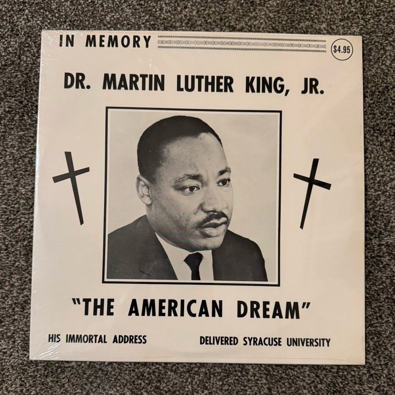 Vintage SEALED Dr. Martin Luther King Jr “The American Dream” Vinyl 1968