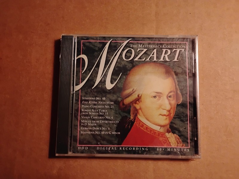 The Masterpiece Collection: Mozart (CD 1997, Regency Music)