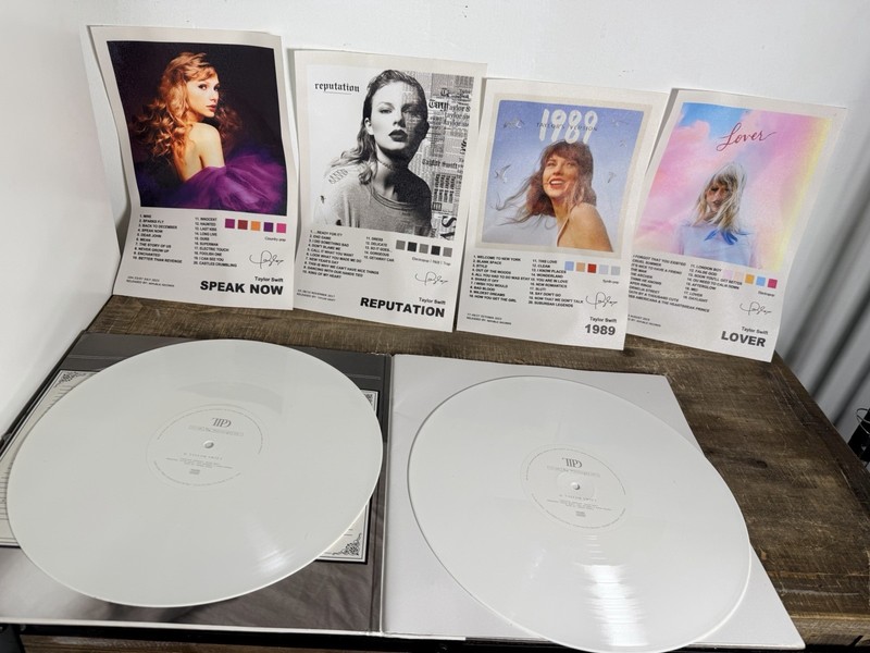 Swiftie Combo: TTPD Vinyl (Notebook Edition) + Set Of 4 Posters Eras gallery