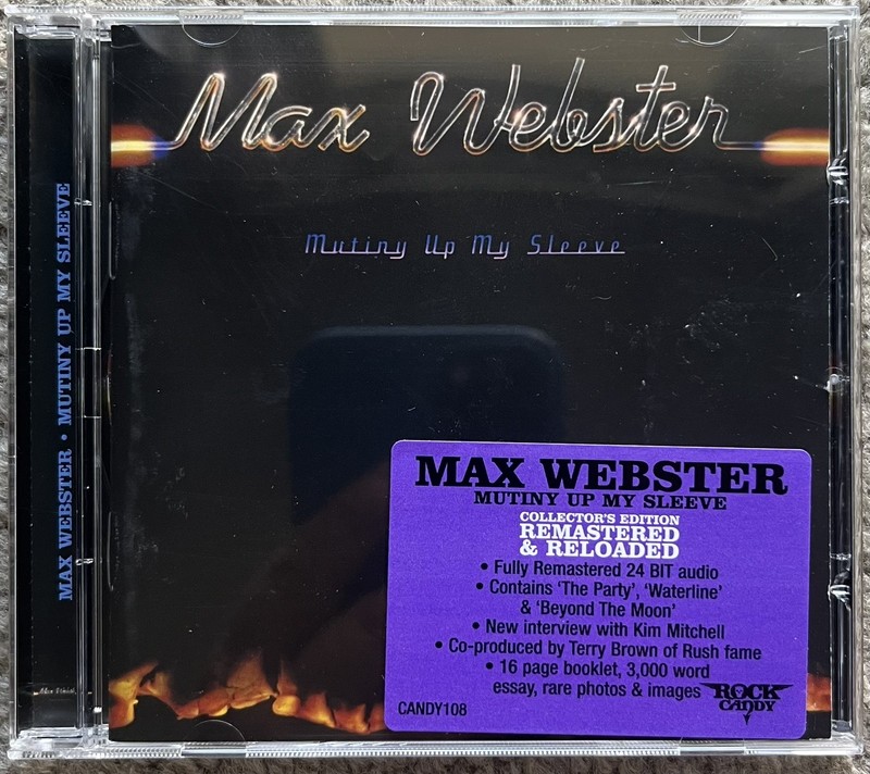 Max Webster Mutiny Up My Sleeve CD Journey Survivor Target Coney Hatch Balance