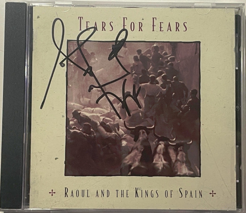 RARE SIGNED Tears for Fears Raoul and the Kings of Spain CD Roland Orzabal Sony