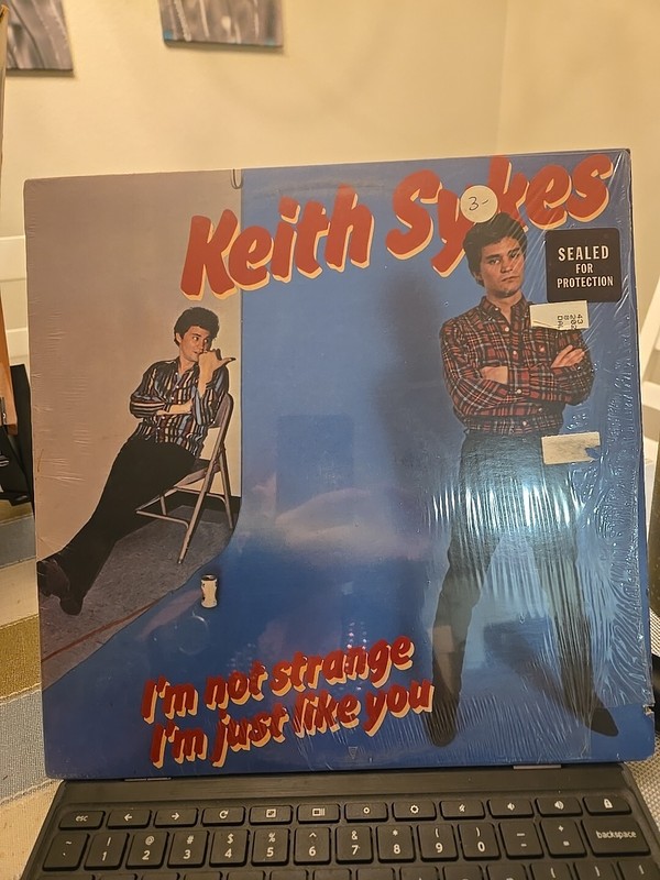 Keith Sykes I’m Not Strange I’m Just Like You Vinyl 1978 Backstreet MCA Records