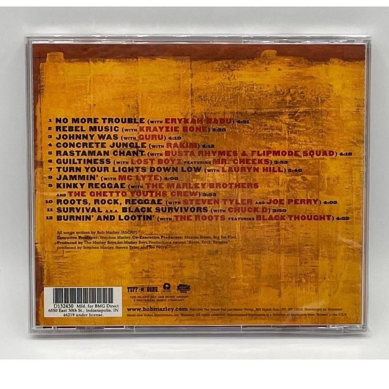 Bob Marley Chant Down Babylon CD Reggae Tuff Gong 1999 Album Jewel Case gallery