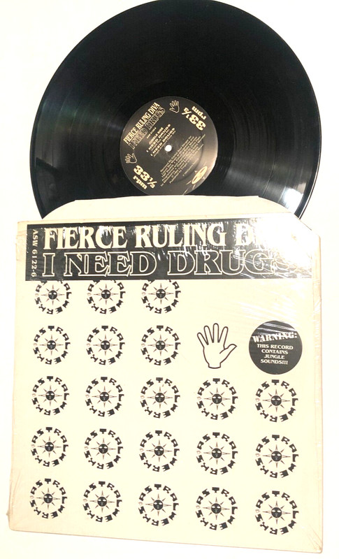 Fierce Ruling Diva I Need Drugs 12″ Ep Lp In shrink Ex