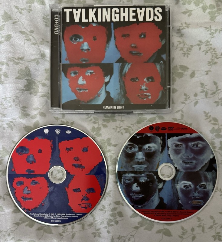 TALKING HEADS Remain In Light 2006 IMPORT CD + DVD Audio 5.1 Surround Sound DVDA