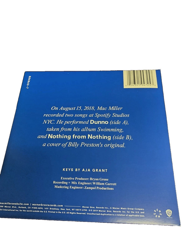NEW Mac Miller Live Spotify Singles Baby Blue Vinyl Record 2019 NEVER PLAYED gallery