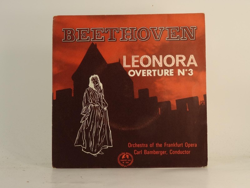 CARL BAMBERGER BEETHOVEN LEONORA OVERTURE NO. 3 (2) (78) 2 Track 7″ Single inclu