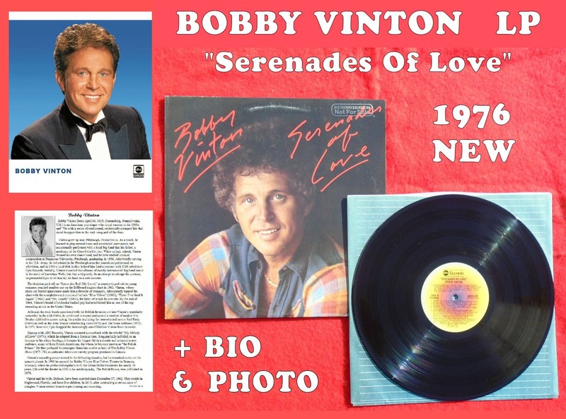 Bobby Vinton «Serenades Of Love» LP ©1976 🎶 Unplayed