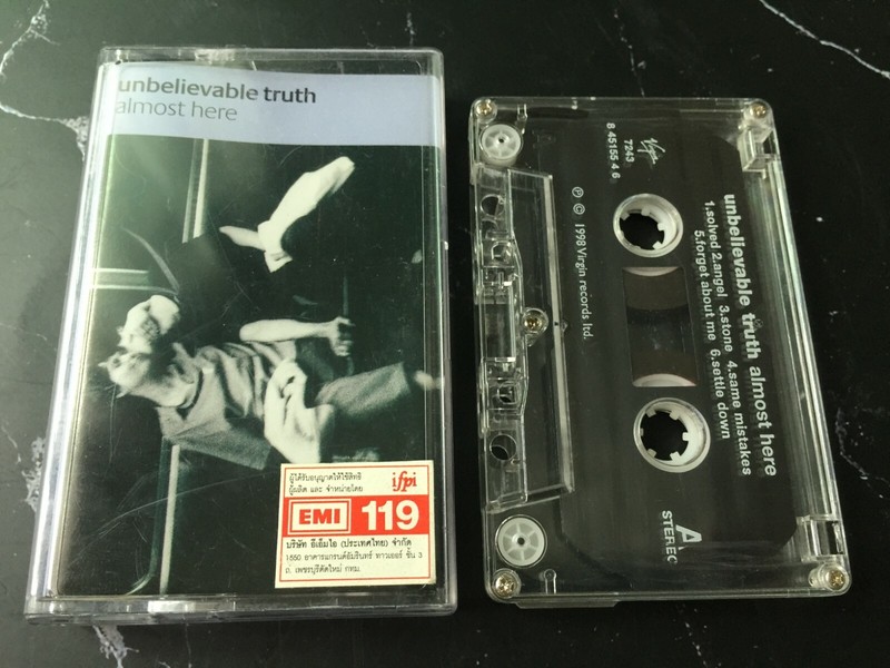 Unbelievable Truth Almost Here Debut Cassette Tape (Virgin/EMI 1998) Alternative