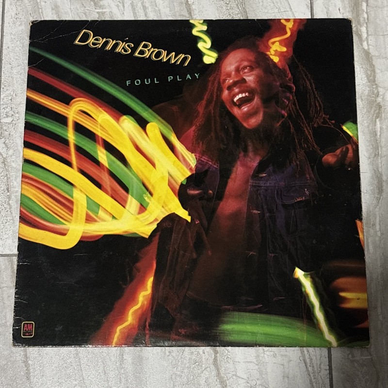 Dennis Brown – Foul Play Lp Vinyl A&M Records 1981 SP-4850 Reggae Lovers Rock