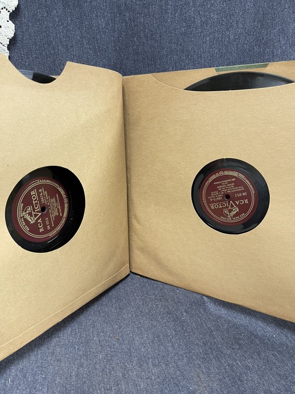 12" Arturo Toscanini 78 Record Set DM 875 75th Anniversary Brahms Sym 1 C Minor gallery