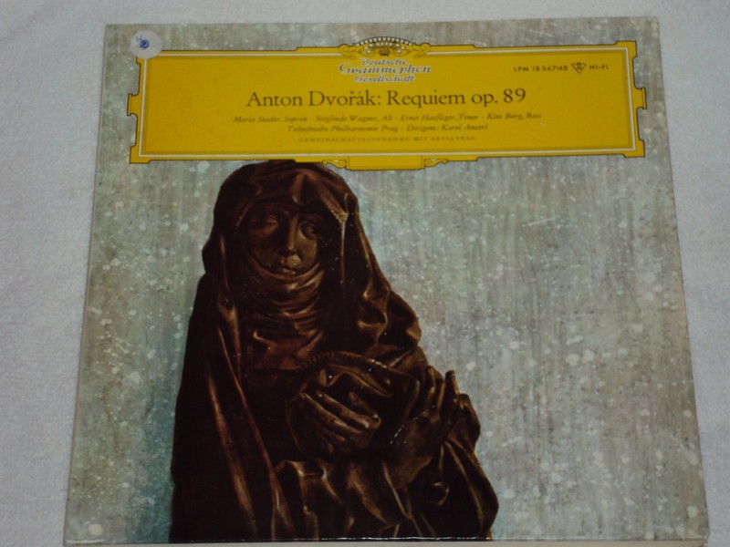 Various Artists, Dvorak Requiem op 89 DGG Mono Tulip, Vinyl