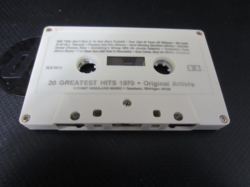 20 Greatest Hits of 1970 by Original Artists (1987, Cassette) gallery