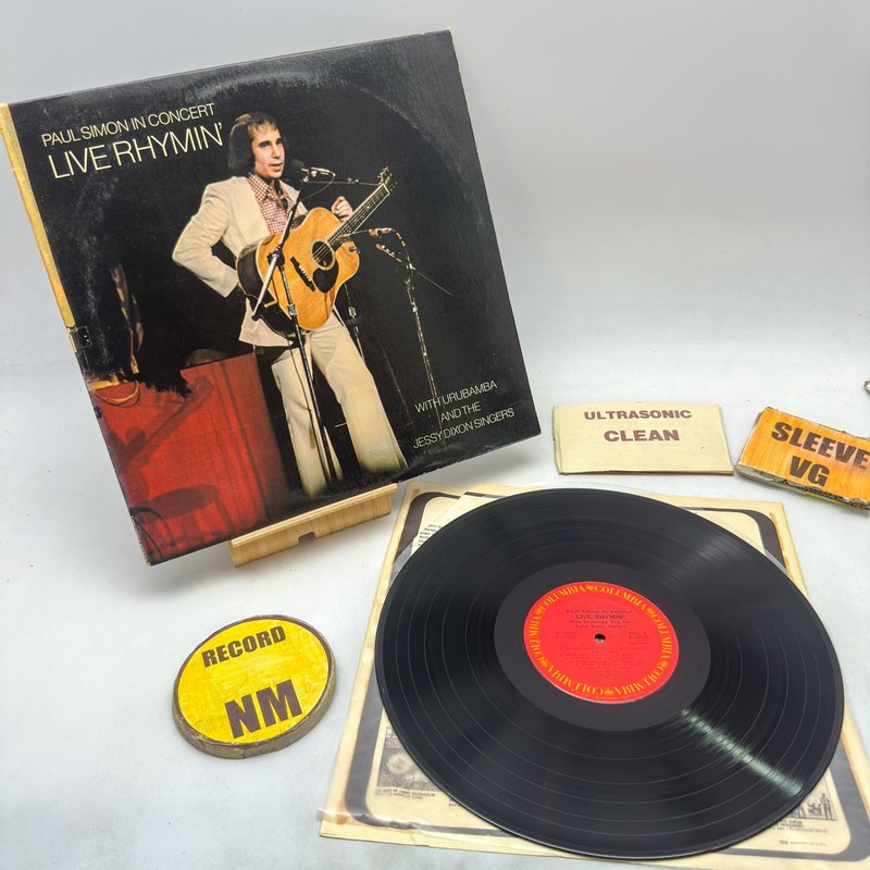 Paul Simon With Urubamba And – Paul Simon In Concert Live NM/VG 1974 Terre