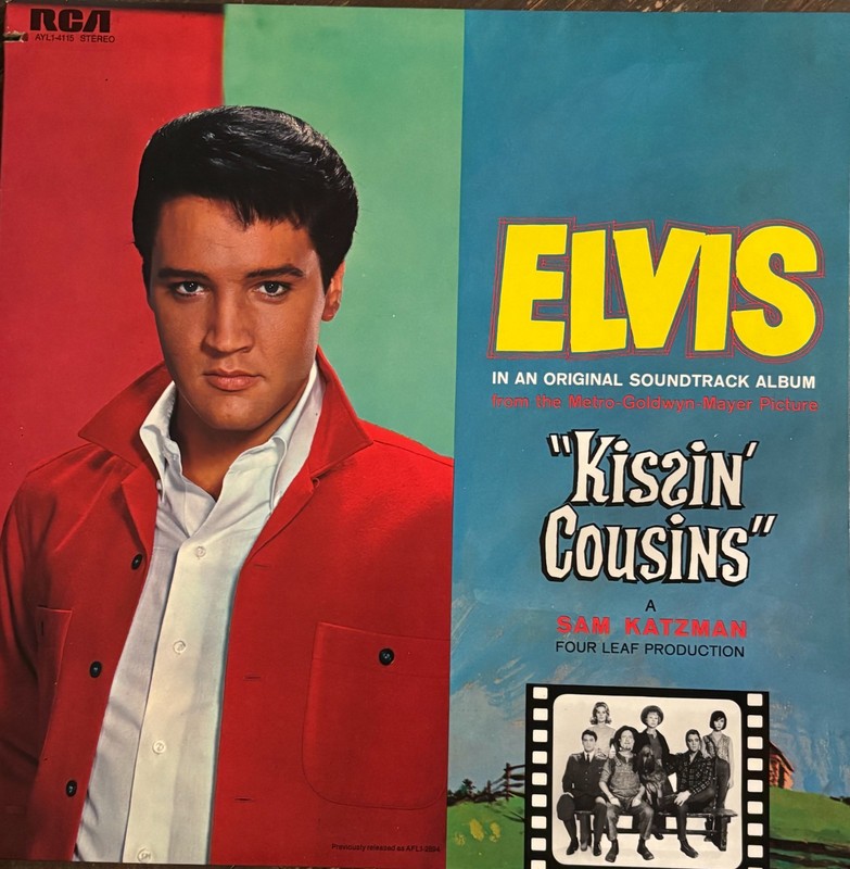 Elvis Presley «KISSIN’ COUSINS» (Vinyl LP) RCA AYL1-4115 LP (Black RCA Label) EX