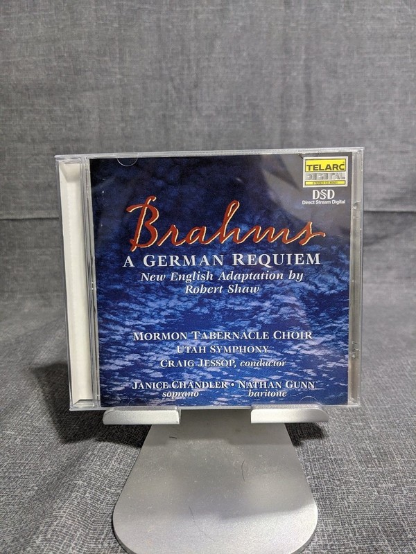 Telarc Brahms A German Requiem CD Mormon Tabernacle Choir Utah Symphony