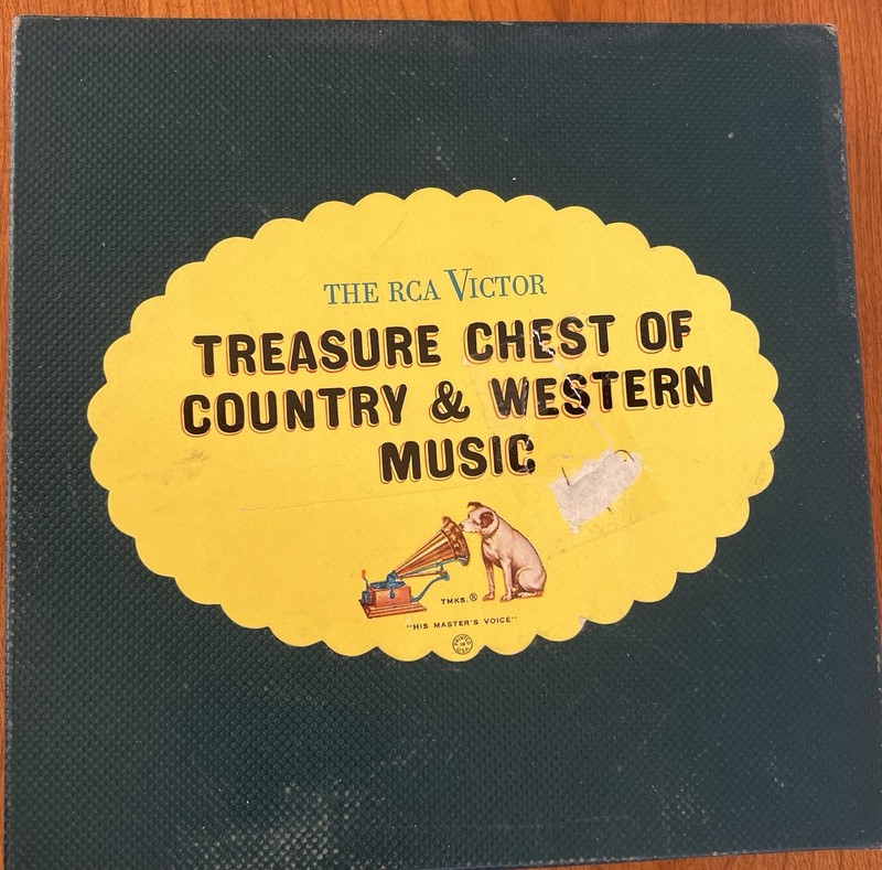 Vtg Treasure Chest of Country & Western Music RCA Victor Single 45 RPM 10 Record