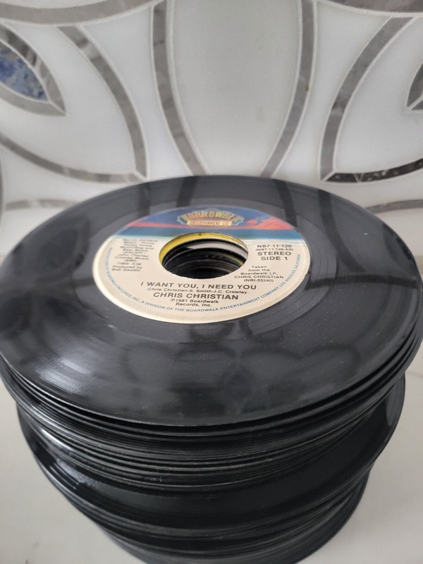 Rock N’ Roll – 45RPM Records from 1960s – 1970s Lot of 65 G, VG – VG+ No Sleeves