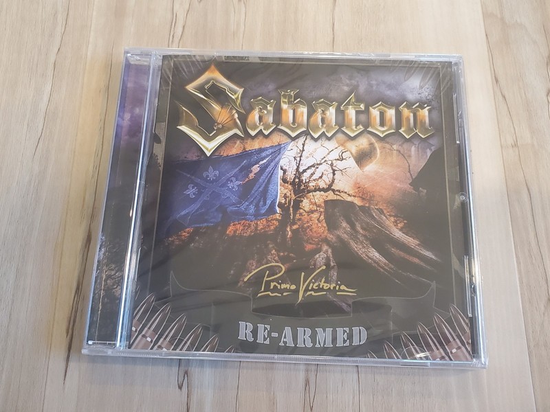 Sealed, New – Sabaton PRIMO VICTORIA RE-ARMED CD Power Metal Nuclear Blast
