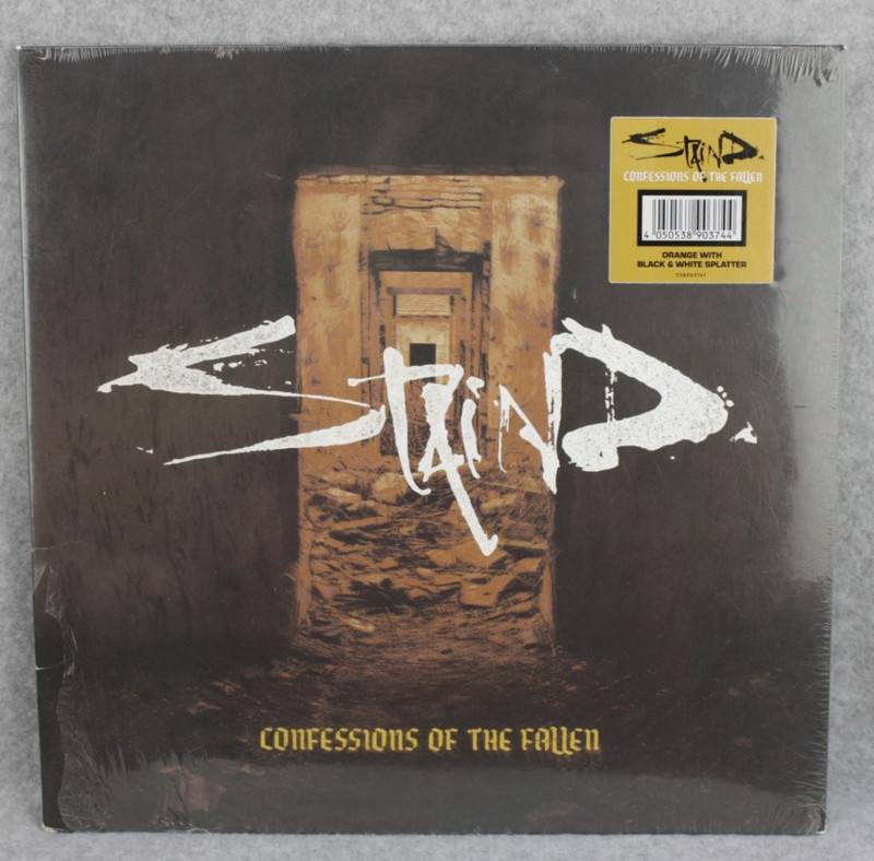 Staind Confessions Of The Fallen Orange B&W Splatter Vinyl LP Album Torn Shrink