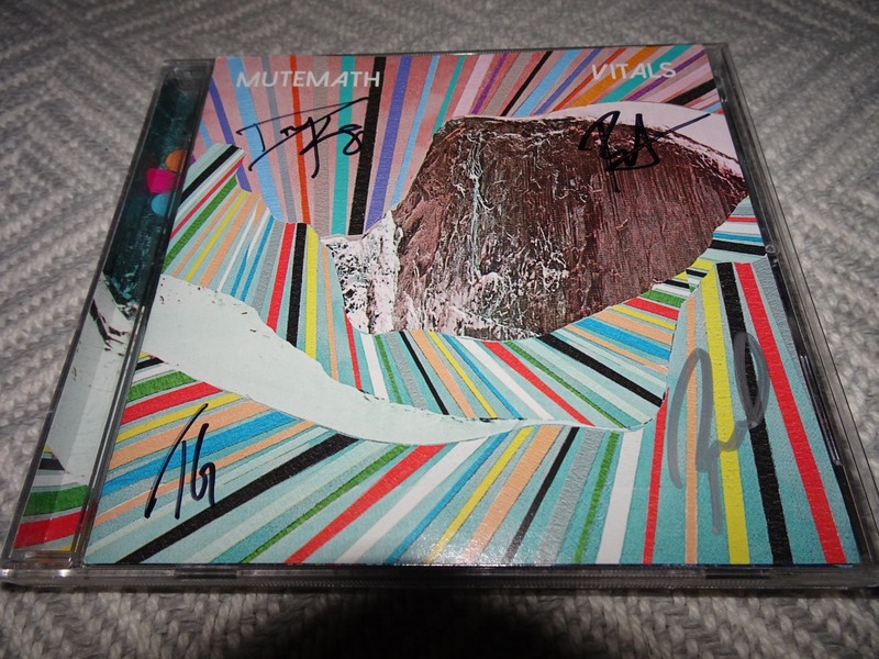 Mutemath Vitals cd signed by 4 beautifully
