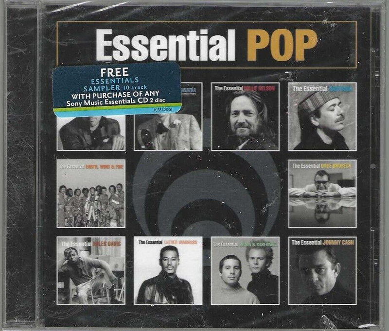 Essential Pop Columbia Legacy NEW CD Essential Sampler 10 Tracks Nelson/Cash +