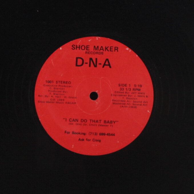 D-N-A: i can do that baby / hard to get a job Shoe Maker Records 12″ Single