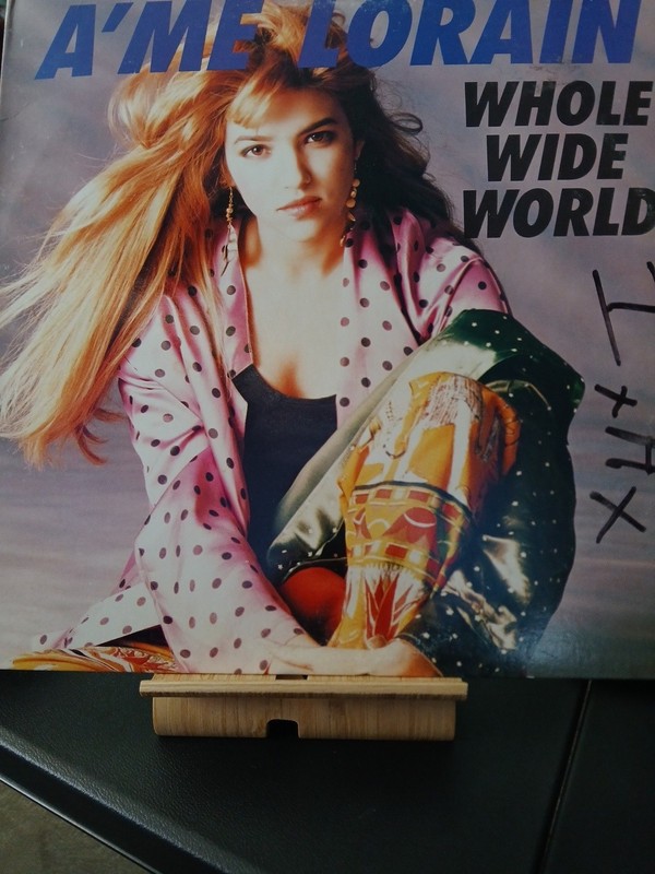 A’me Lorain Whole Wide World 1990 Vinyl LP