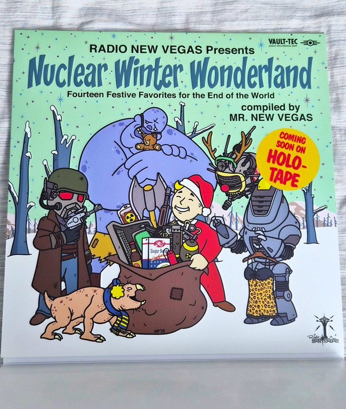 Fallout Radio New Vegas - Nuclear Winter Wonderland Christmas Vinyl Record LP gallery