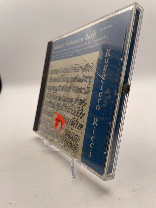 J.S. Bach Sonatas Partitas Unaccompanied Violin Vol 1 Ruggiero Ricci CD gallery