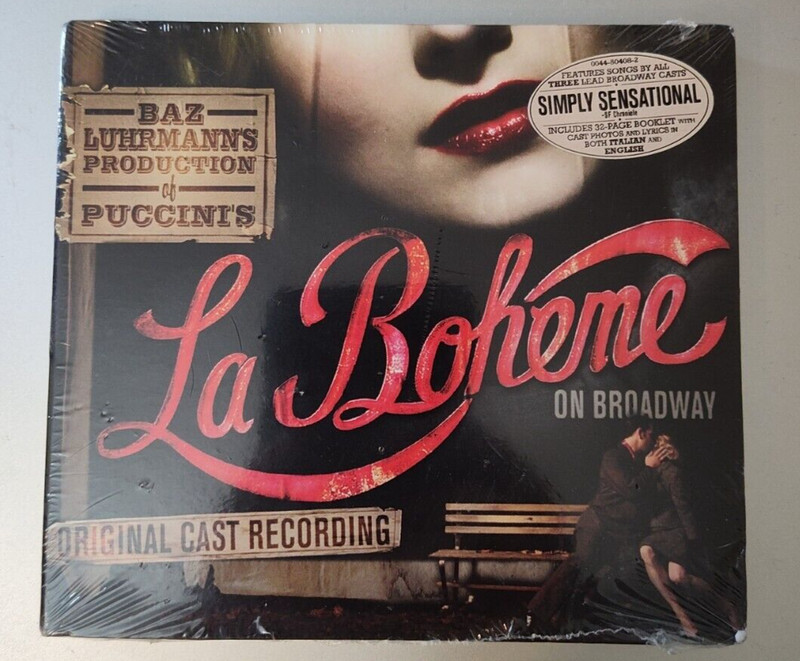 Baz Luhrmann’s La Bohéme on Broadway – [Original Cast Recording] NEW SEALED