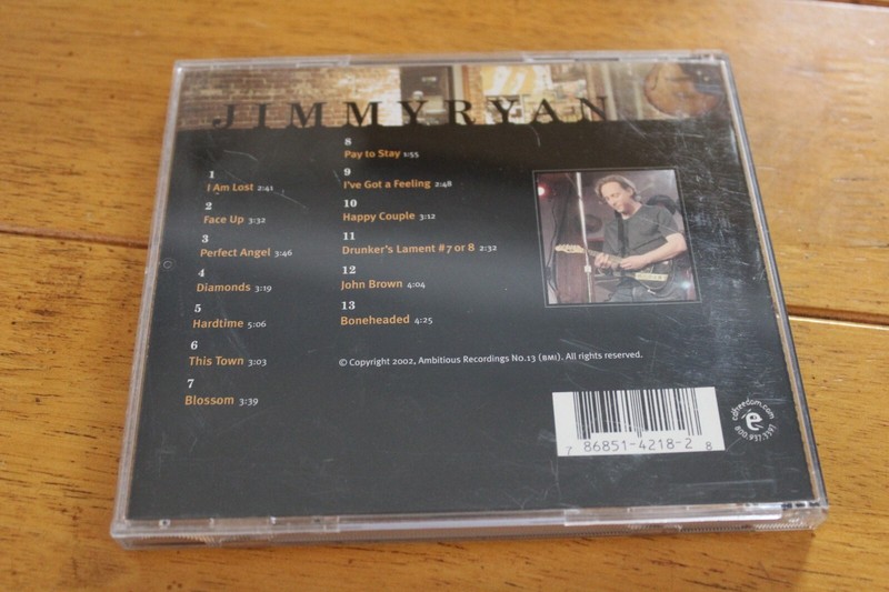 JIMMY RYAN - LOST DIAMOND ANGEL (CD, 2002, AMBITOUS RECORDINGS) gallery