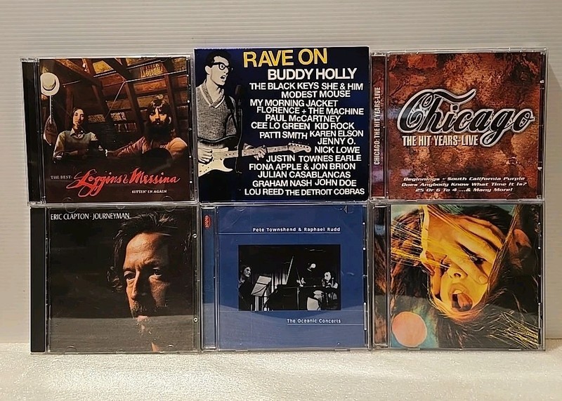 ROCK, NEW WAVE, CLASSIC ROCK, POP 6 CD LOT – SEE TITLES IN DESCRIPTION – RNWCP4