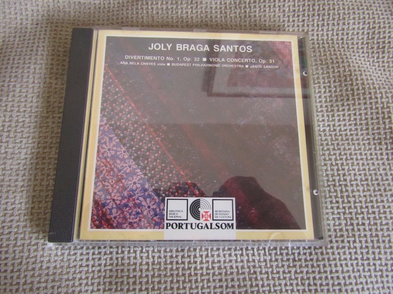 Joly Braga Santos – Divertimento No.1,Op 32 – Viola Concerto,Op.31 – CD -VG+