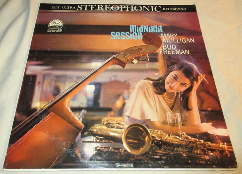 MARY MULLIGAN BUD FREEMAN Midnight Session (1960) LP Jazz Dot Stereo
