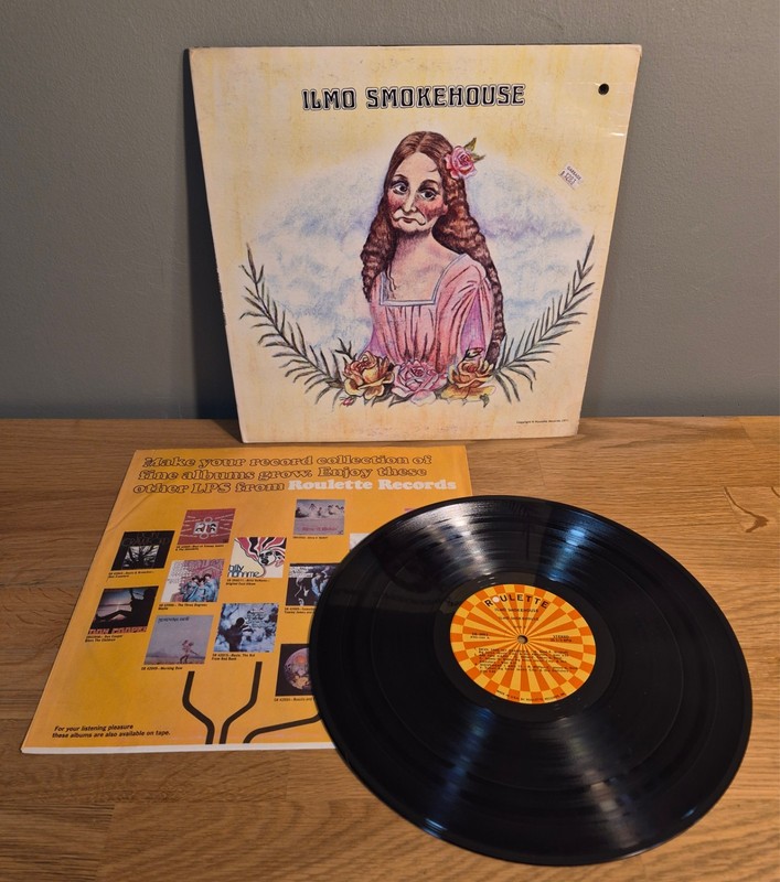 Ilmo Smokehouse Original Inner Sleeve 1971 Roulette Records Psych Rock Vinyl LP