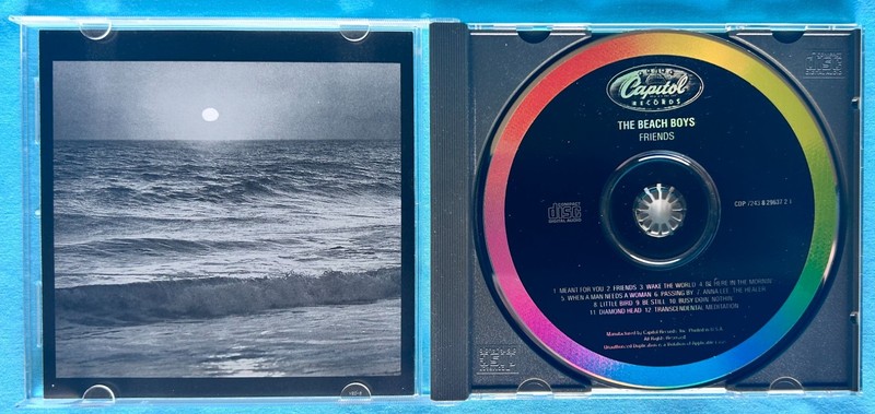 FRIENDS - The Beach Boys - 1994 CD Capitol 7243 8 29637 2 1 - VG/VG/VG gallery