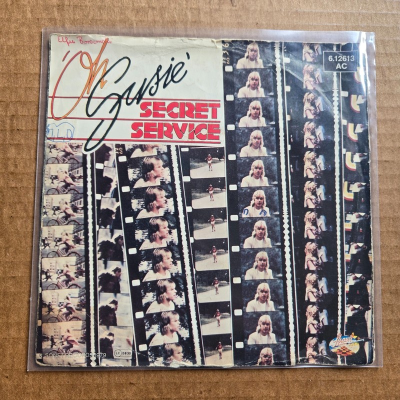 SECRET SERVICE Oh Susie/Give Me Your Love UK IMPORT 45 7″ Record Vinyl Records