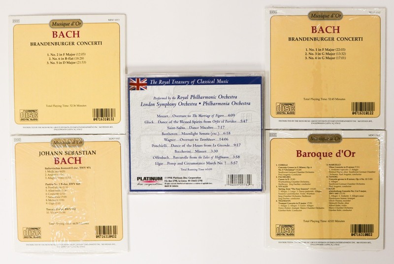 Royal Treasury of Classical Music Vol 6 CD + 4 More Musique d'Or Bach BRAND NEW gallery