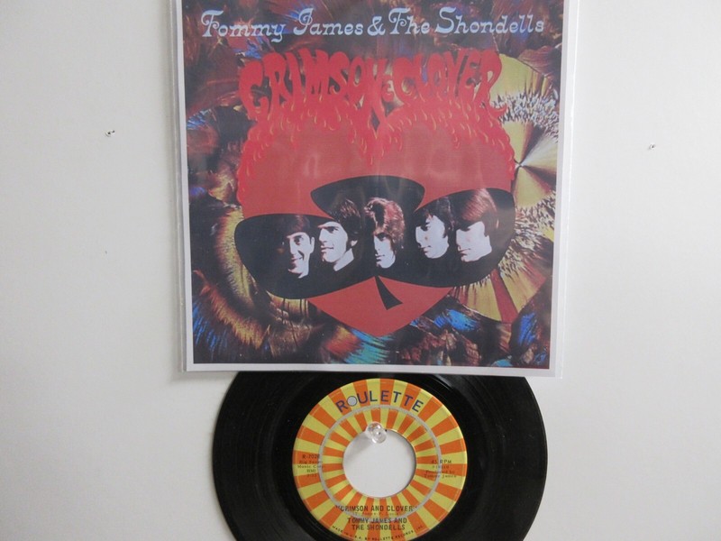 💥 ‘ TOMMY JAMES & SHONDELLS ‘ HIT 45 + PICTURE [ CRIMSON & CLOVER ] 1968 ! 💥